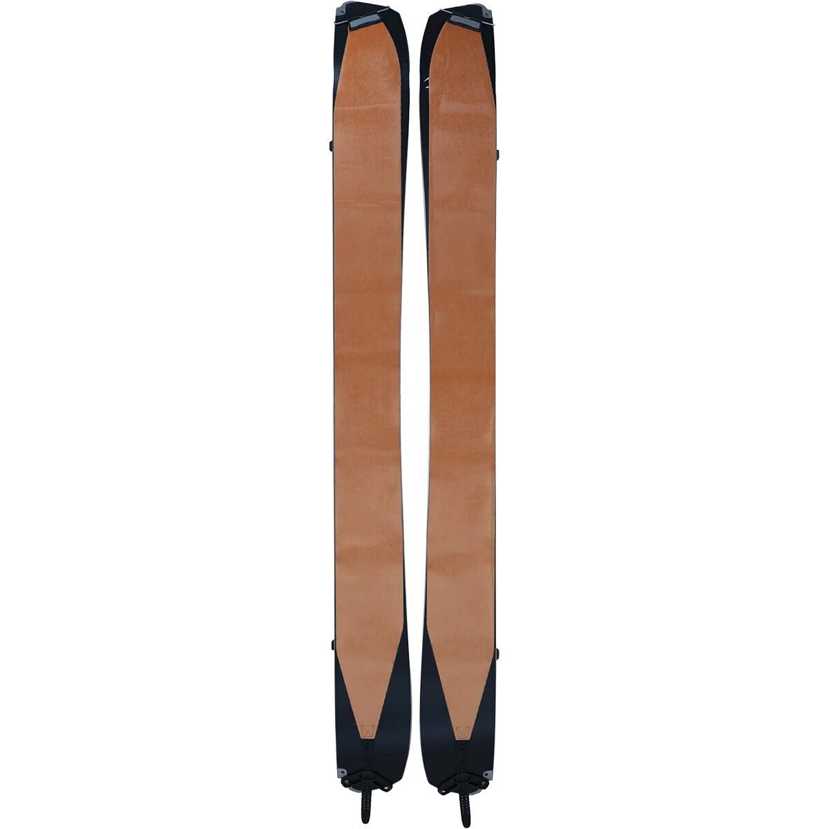 Image of Telos Snowboards Custom Fit Alpinist 100% Mohair Splitboard Skins By Kohla Brown, 162cm DST/Carbon Split