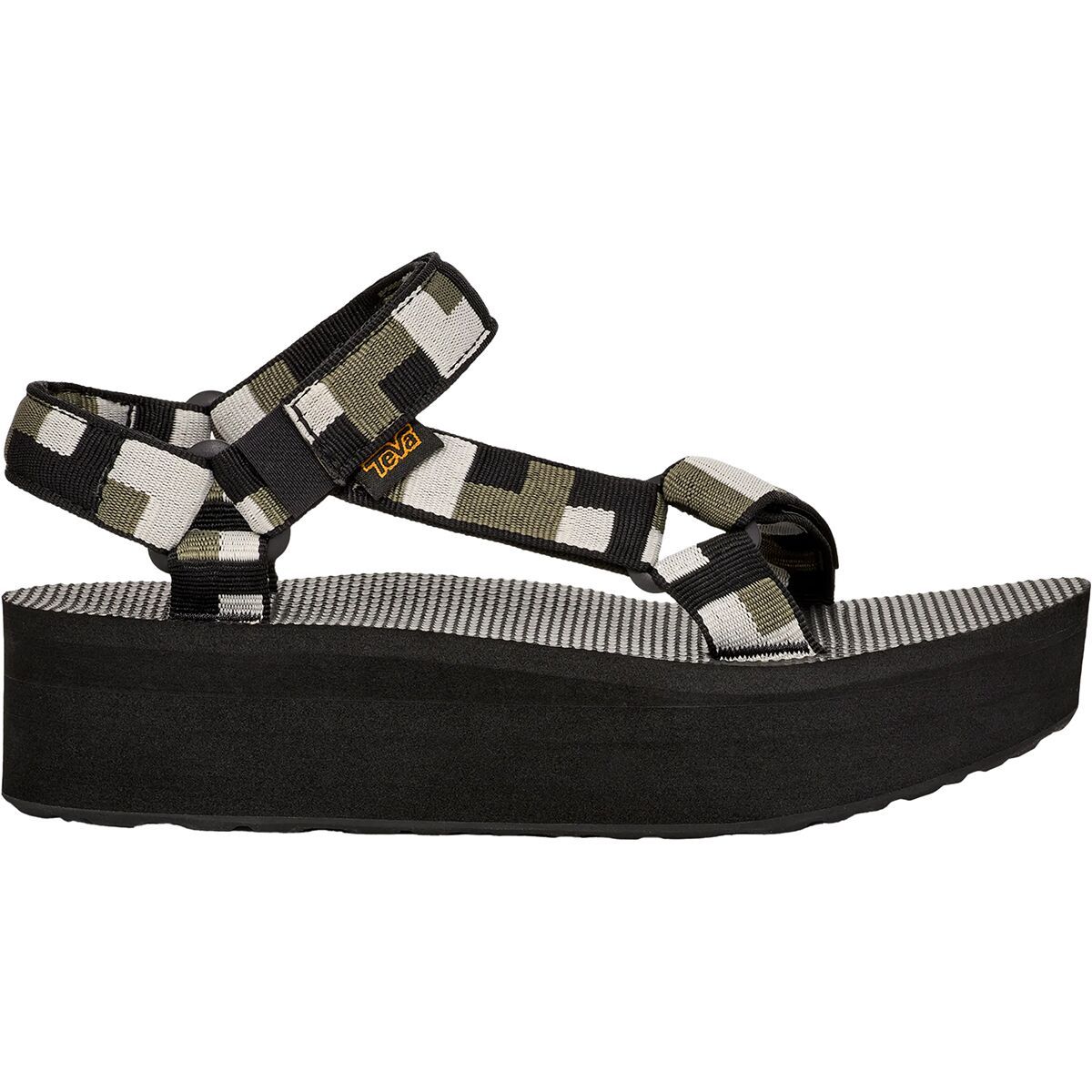 Teva Flatform Universal Sandal - Women's Retro Shapes Black, 9.0