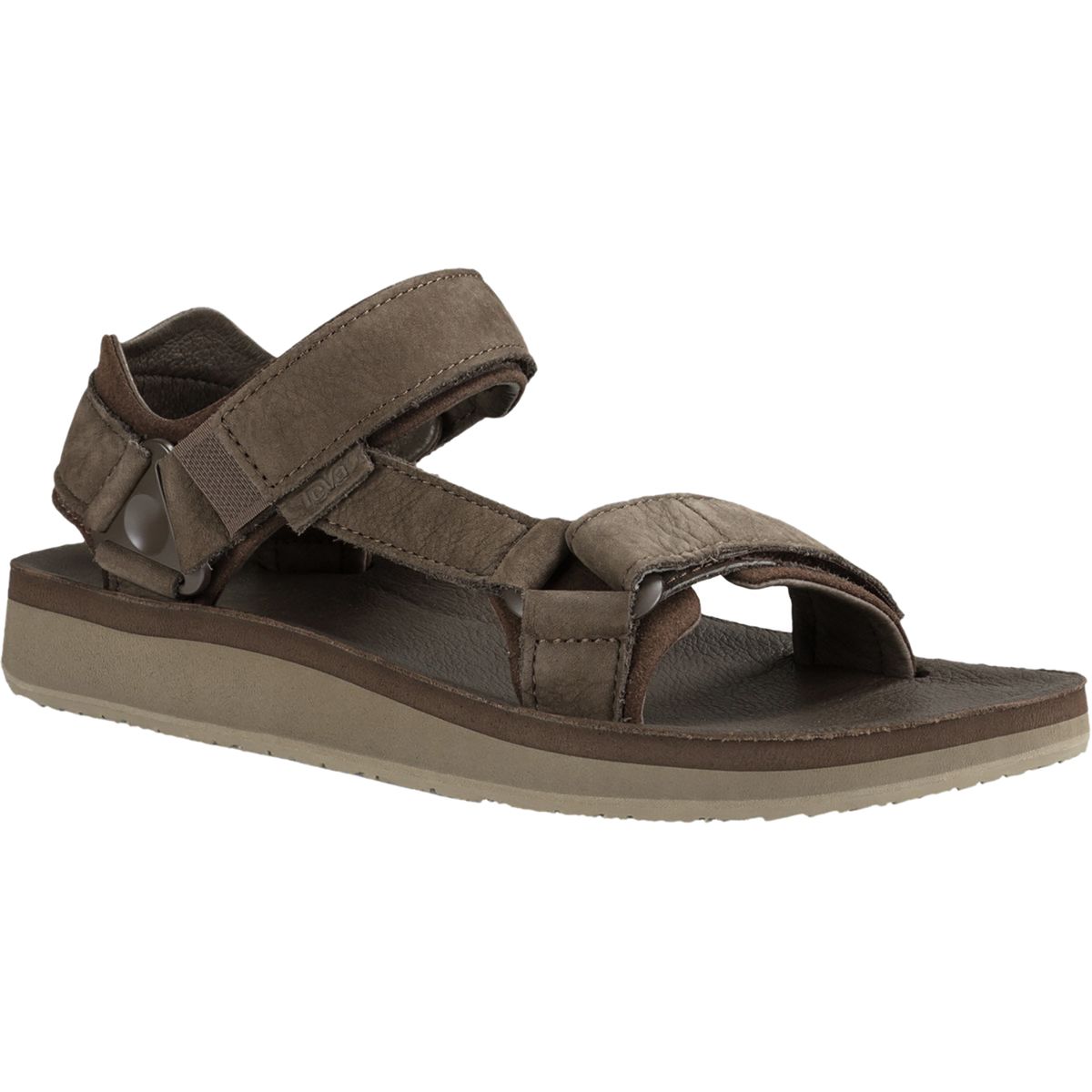 TEVA Brown Leather Quarter Strap Sandals Men\'s Size 9 Hiking Outdoor Shoes Teva Men main image 2