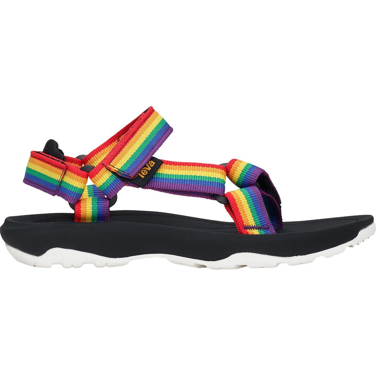 Teva Hurricane Xlt 2 Sandal - Little Girls' Rainbow/Black, 11.0