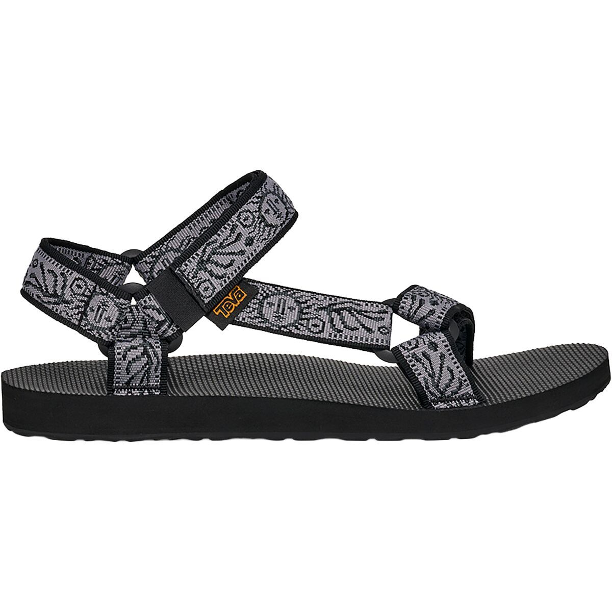 Image of Teva Original Universal Sandal - Men's Windy Summer Black/Grey, 8.0