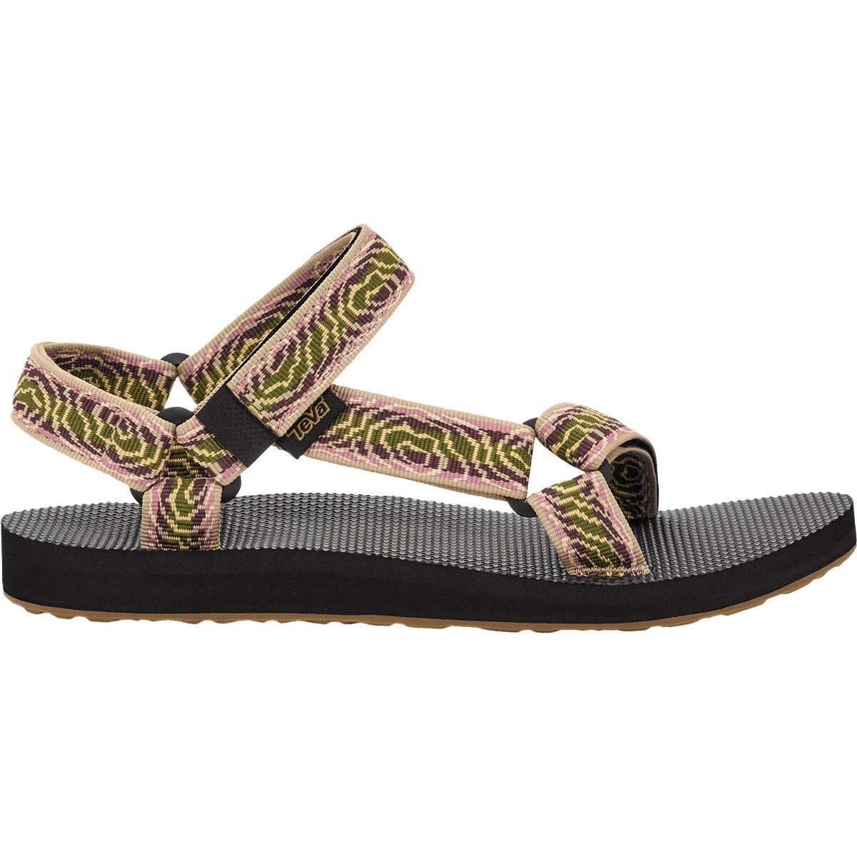 Image of Teva Original Universal Sandal - Women's Archive Topo Olive/Eggplant, 6.0