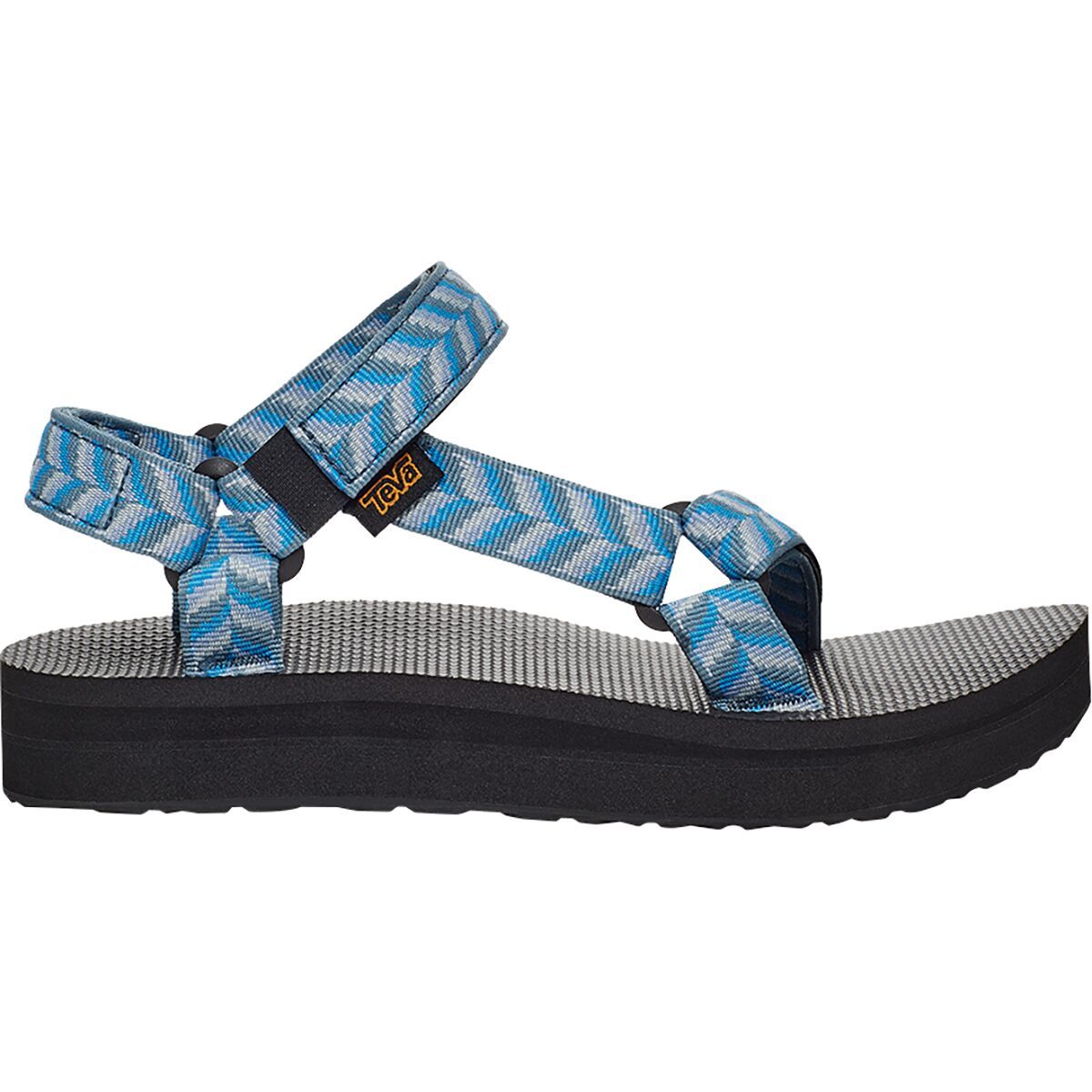 Teva Midform Universal Sandal - Women's Retro Geometric Blue, 10.0