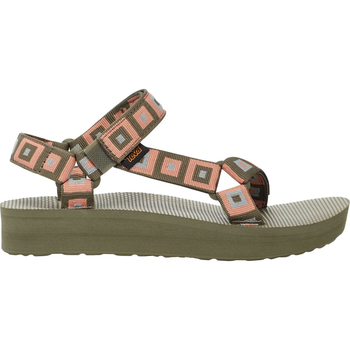 Teva Midform Universal Sandal - Women's Retro Squares Unwind, 9.0