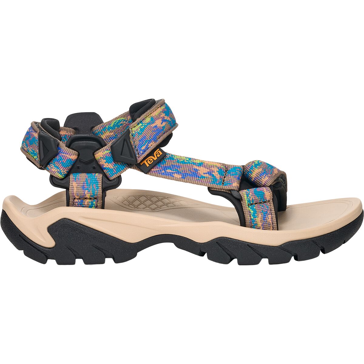 Image of Teva Terra Fi 5 Universal Sandal - Women's Tree Cover Neon Spring, 8.0