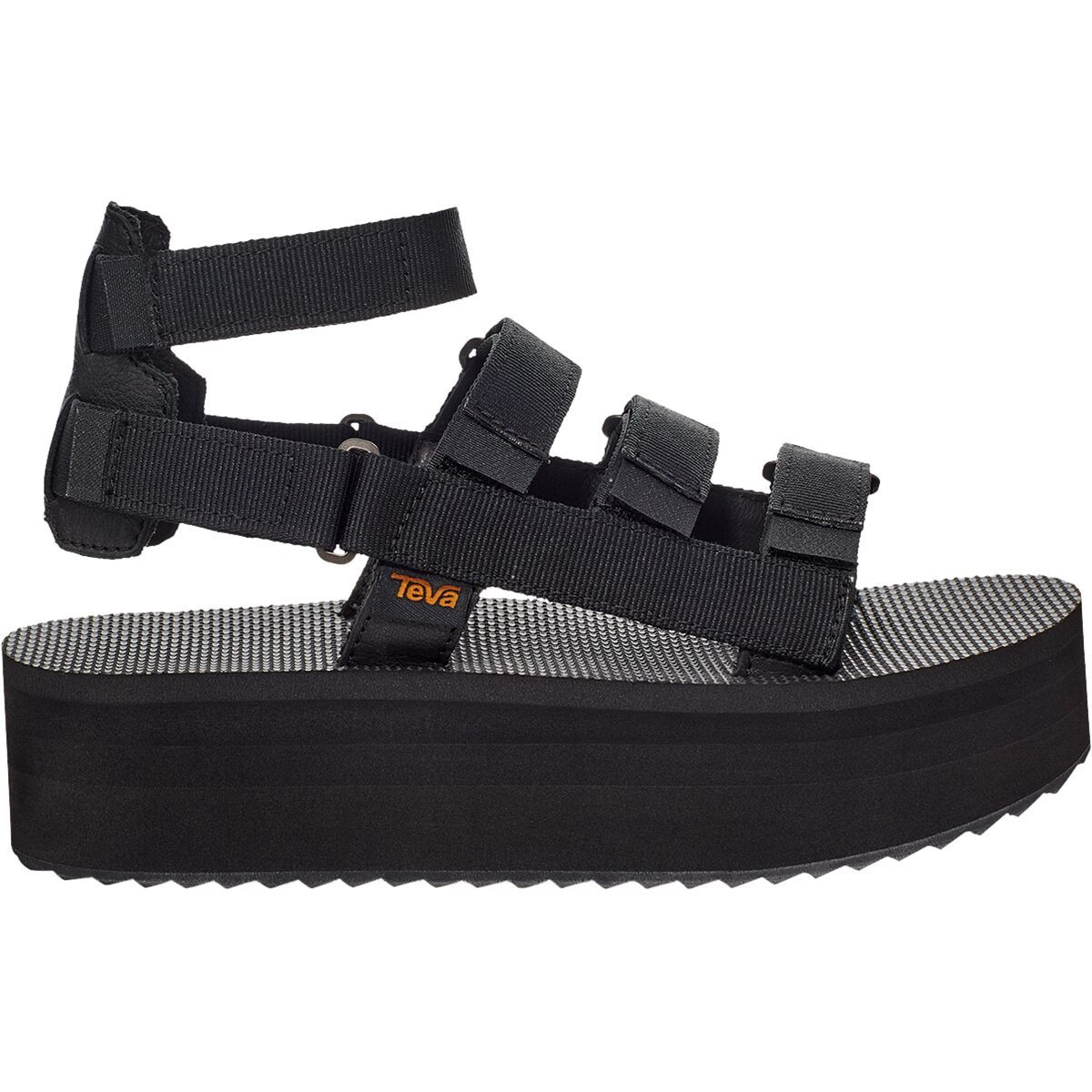 Teva Flatform Mevia Sandal - Women's Black, 10.0