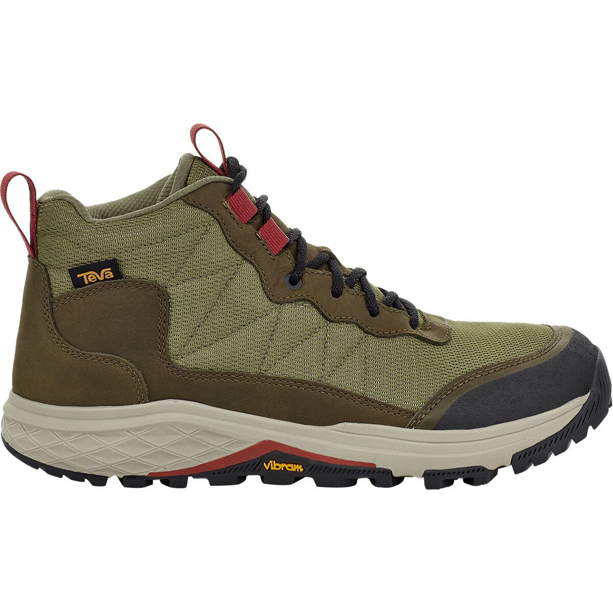 Teva Ridgeview Mid Ripstop Hiking Shoe - Men's Dark Olive, 9.5