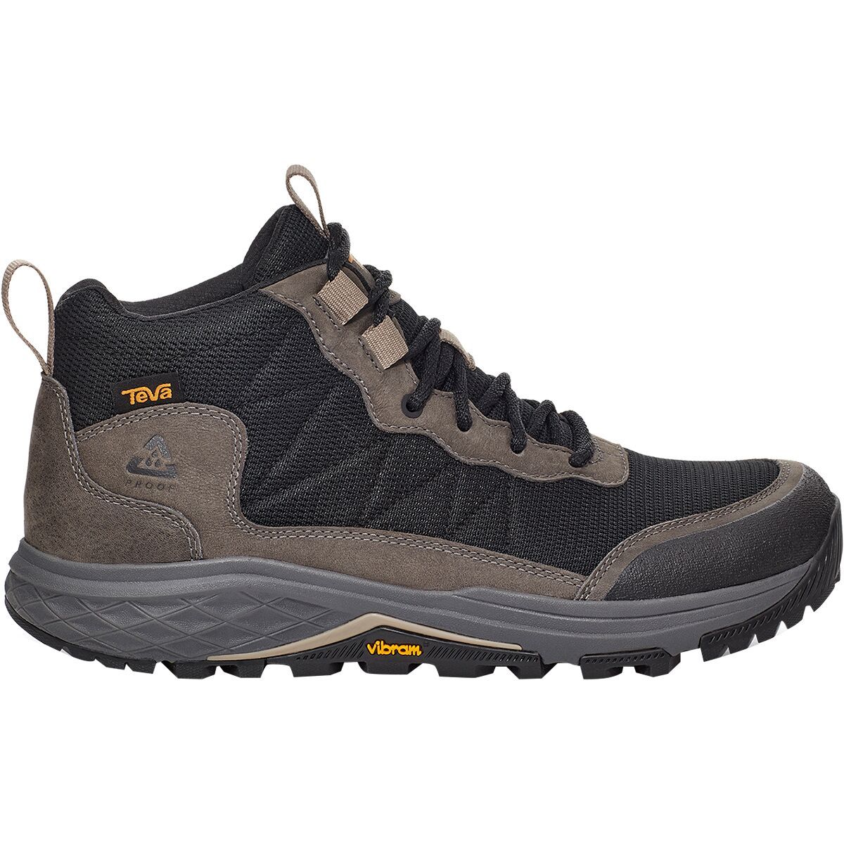 Teva Ridgeview Mid Ripstop Hiking Shoe - Men's Grey/Black, 8.5