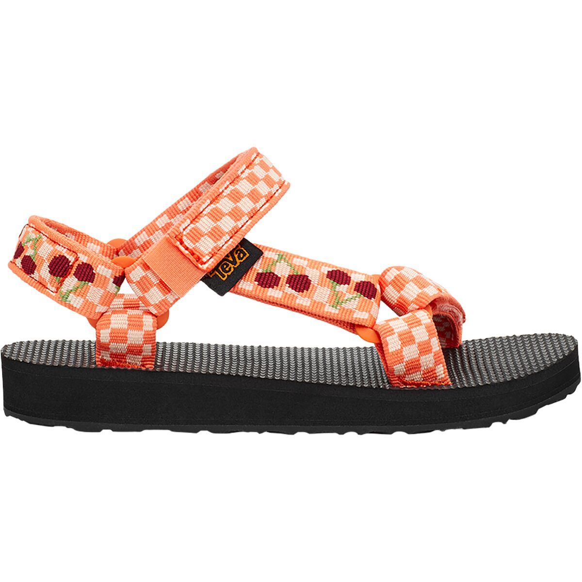 Teva Original Universal Sandal - Little Kids' Picnic Cherries Carrot/Rhubarb, 1.0