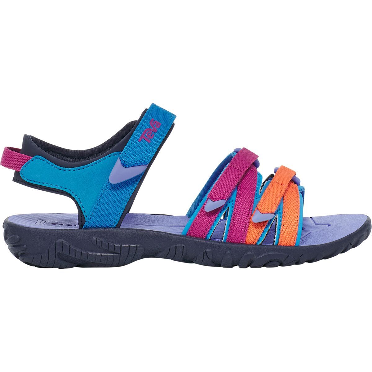 Teva Tirra Sandal - Little Kids' Blue Rose/Multi, 2.0