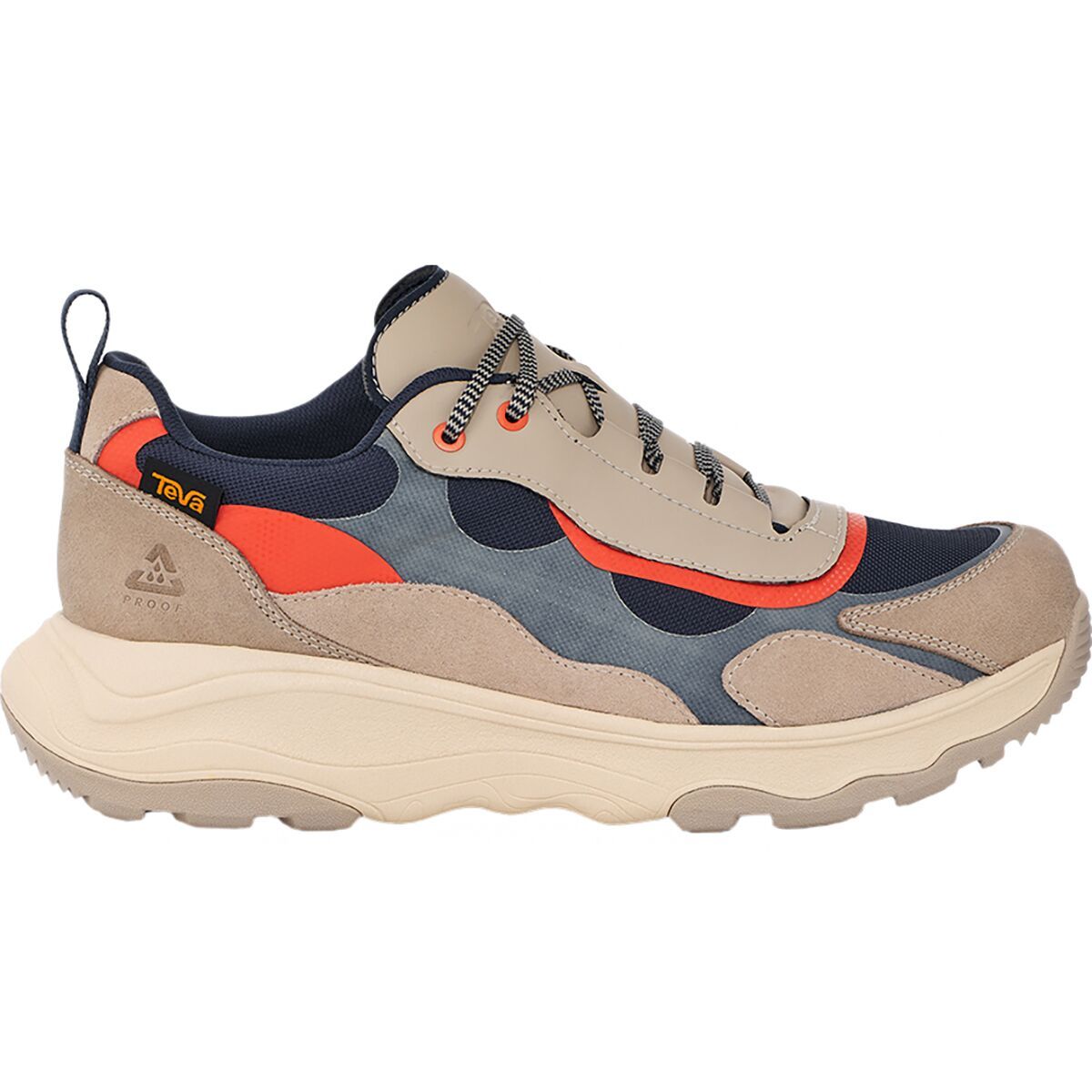 Teva Geotrecca Low RP Hiking Shoe - Men's Feather Grey/Orangeade, 11.5