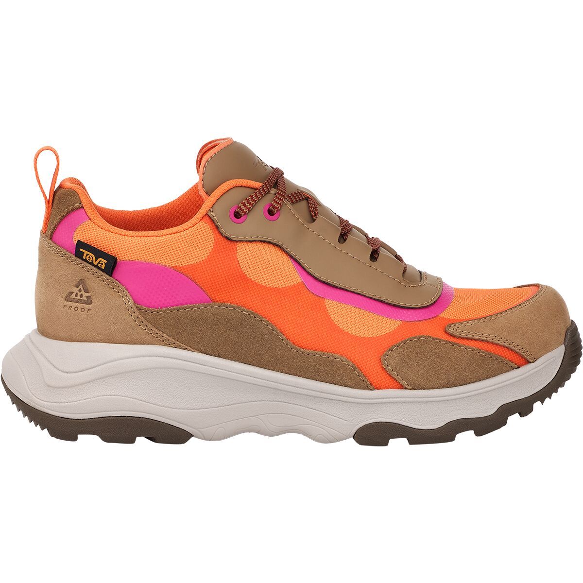 Image of Teva Geotrecca Low RP Hiking Shoe - Women's Honey Brown/Coral Rose, 6.0