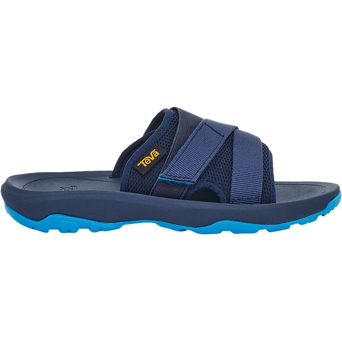 Teva Hurricane Verge Slide - Kids' Mood Indigo/Malibu Blue, 11.0
