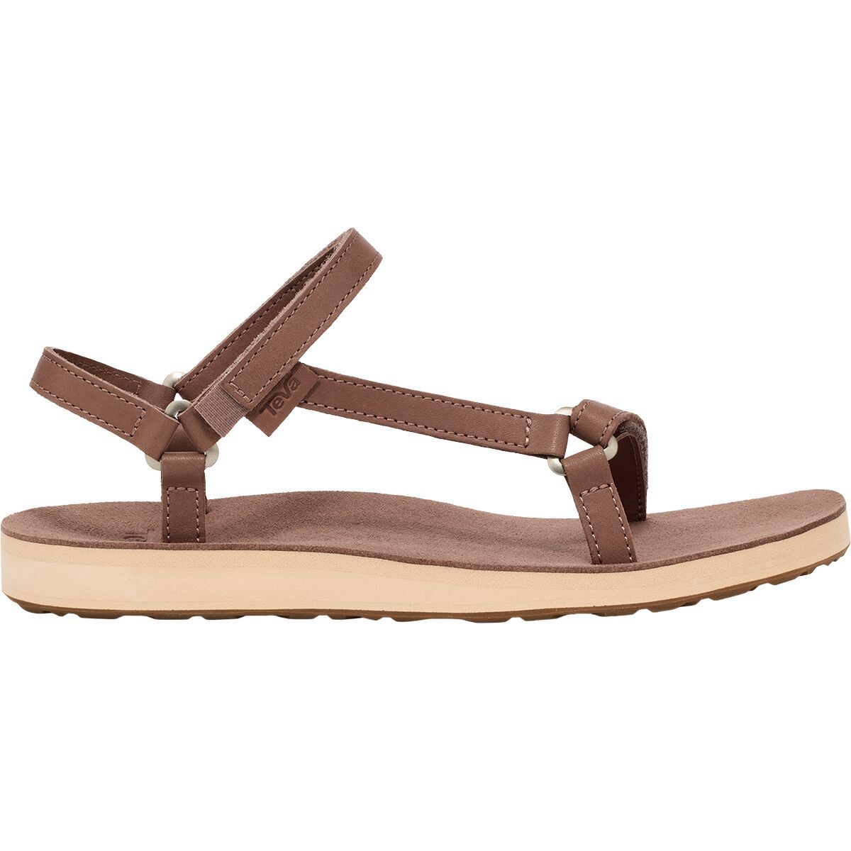 Image of Teva Original Universal Slim Leather Sandal - Women's Acorn, 10.0