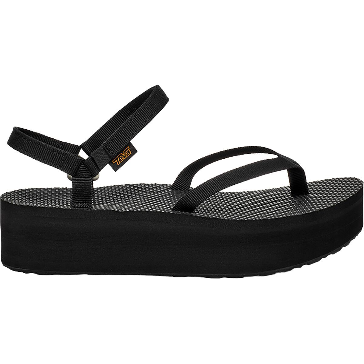 Teva Flatform Slim Sandal - Women's Black, 10.0