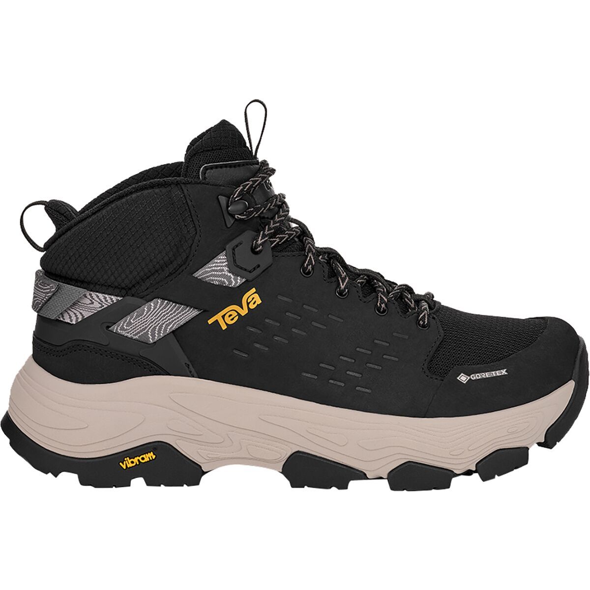 Image of Teva Grandview Max GTX Hiking Boot - Men's Black, 11.0