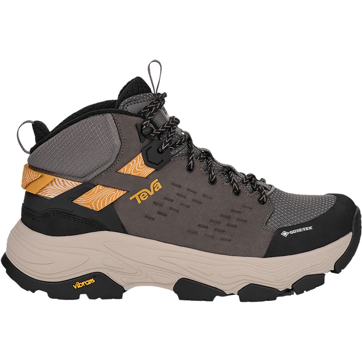 Image of Teva Grandview Max GTX Hiking Boot - Men's Charcoal/Black, 11.0