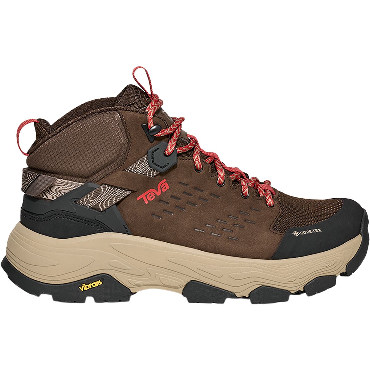 Image of Teva Grandview Max GTX Hiking Boot - Men's Chocolate Brown, 9.5