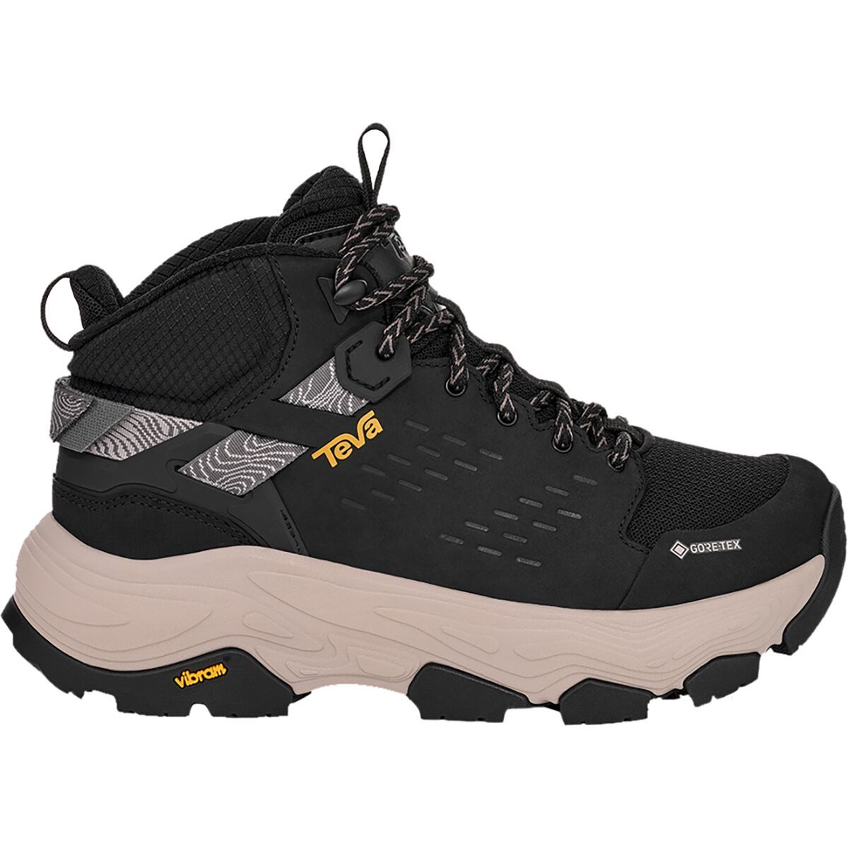 Image of Teva Grandview Max GTX Hiking Boot - Women's Black, 9.5