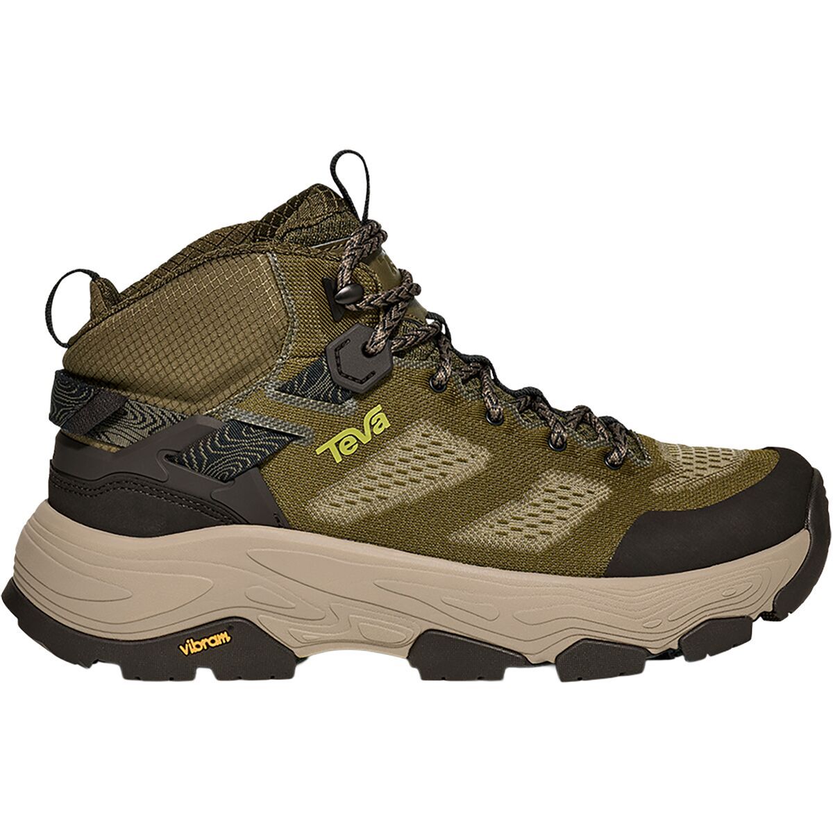 Image of Teva Grandview Max Vent Hiking Boot - Men's Olive, 11.5