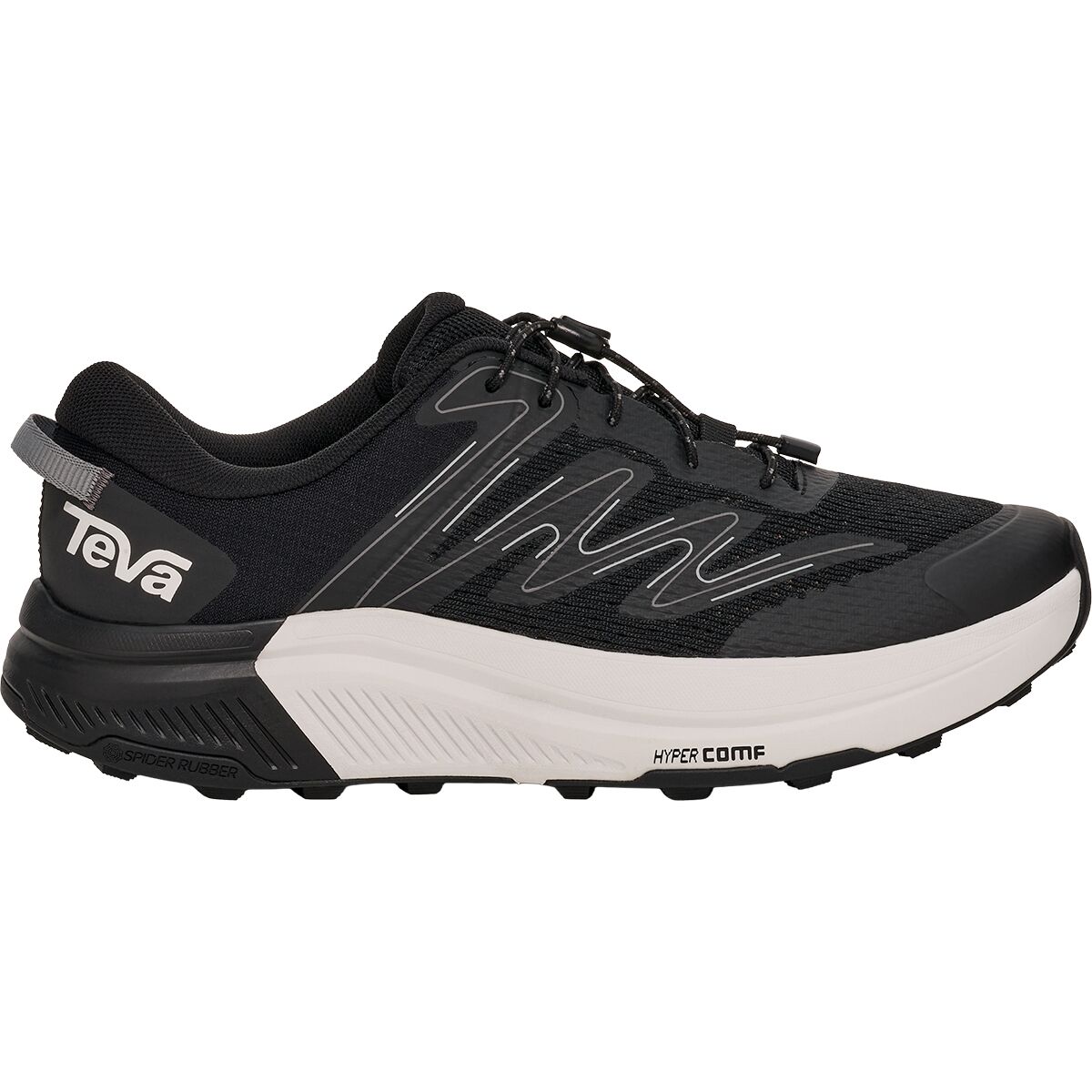 Image of Teva Hurricane Trailsetter Hiking Shoe - Men's Black/Grey, 8.5