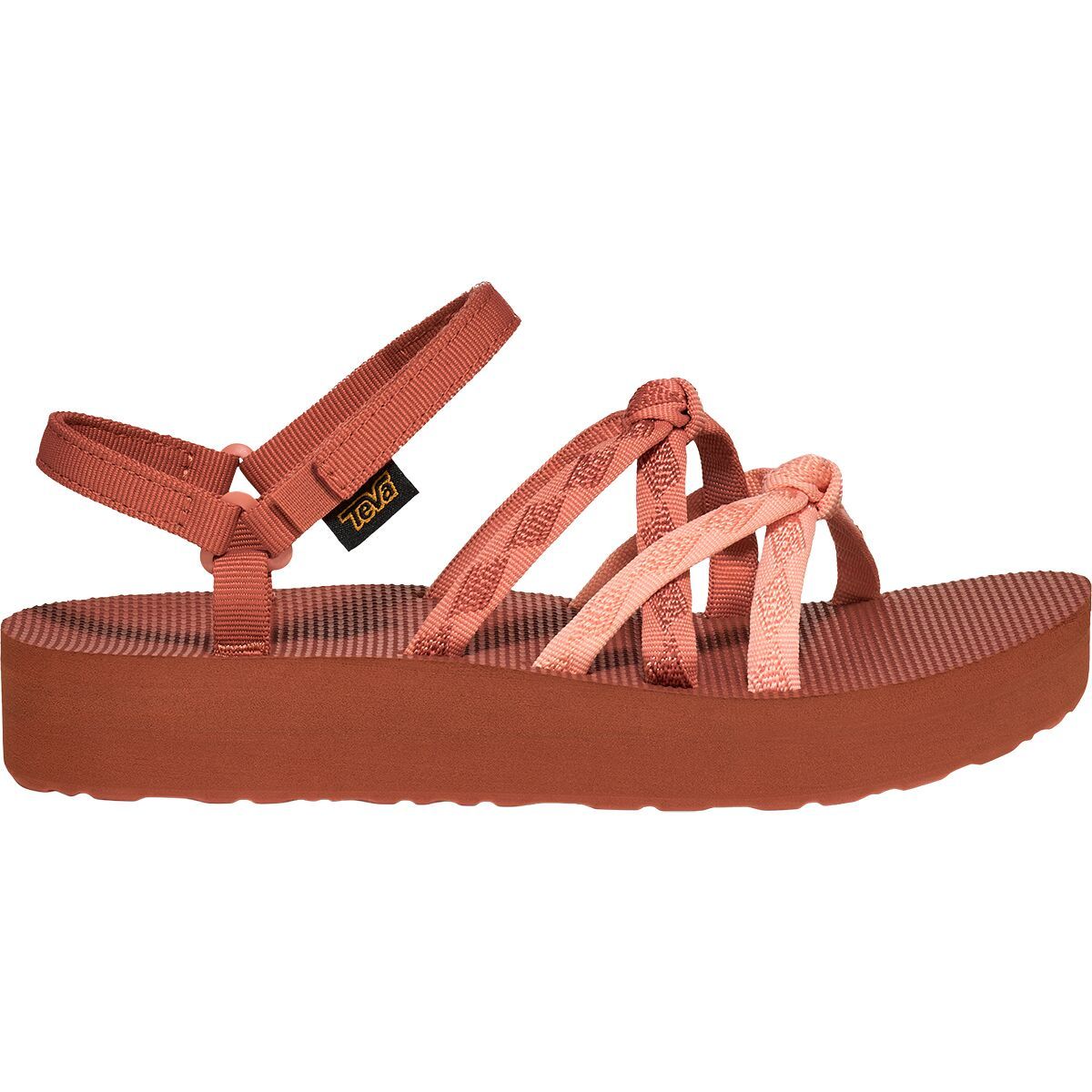 Image of Teva Midform Kena Slim Sandal - Women's Terracotta Multi, 10.0