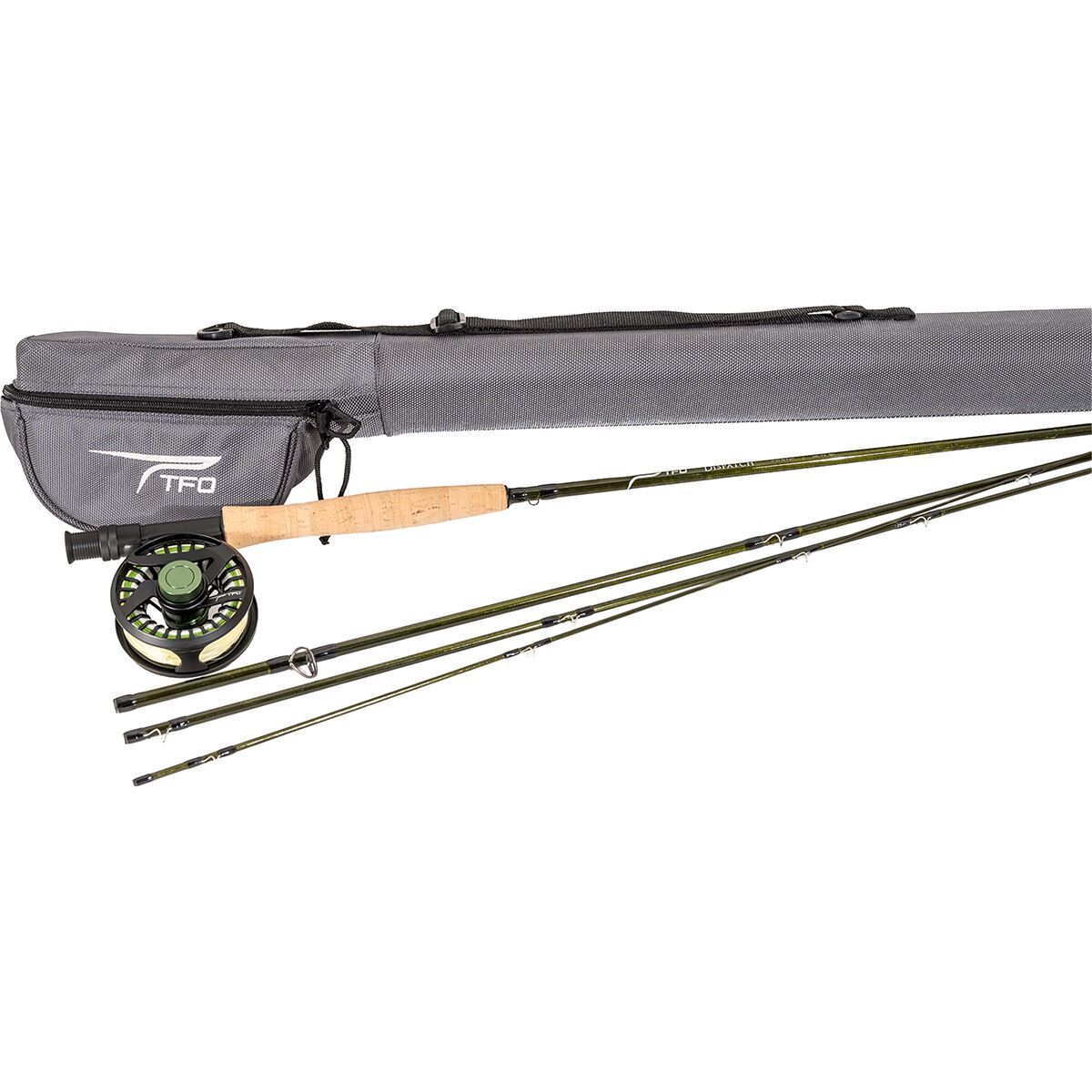 Image of TFO Dispatch Fly Rod Kit - 4 Piece Handle B, 8 Weight, 9ft