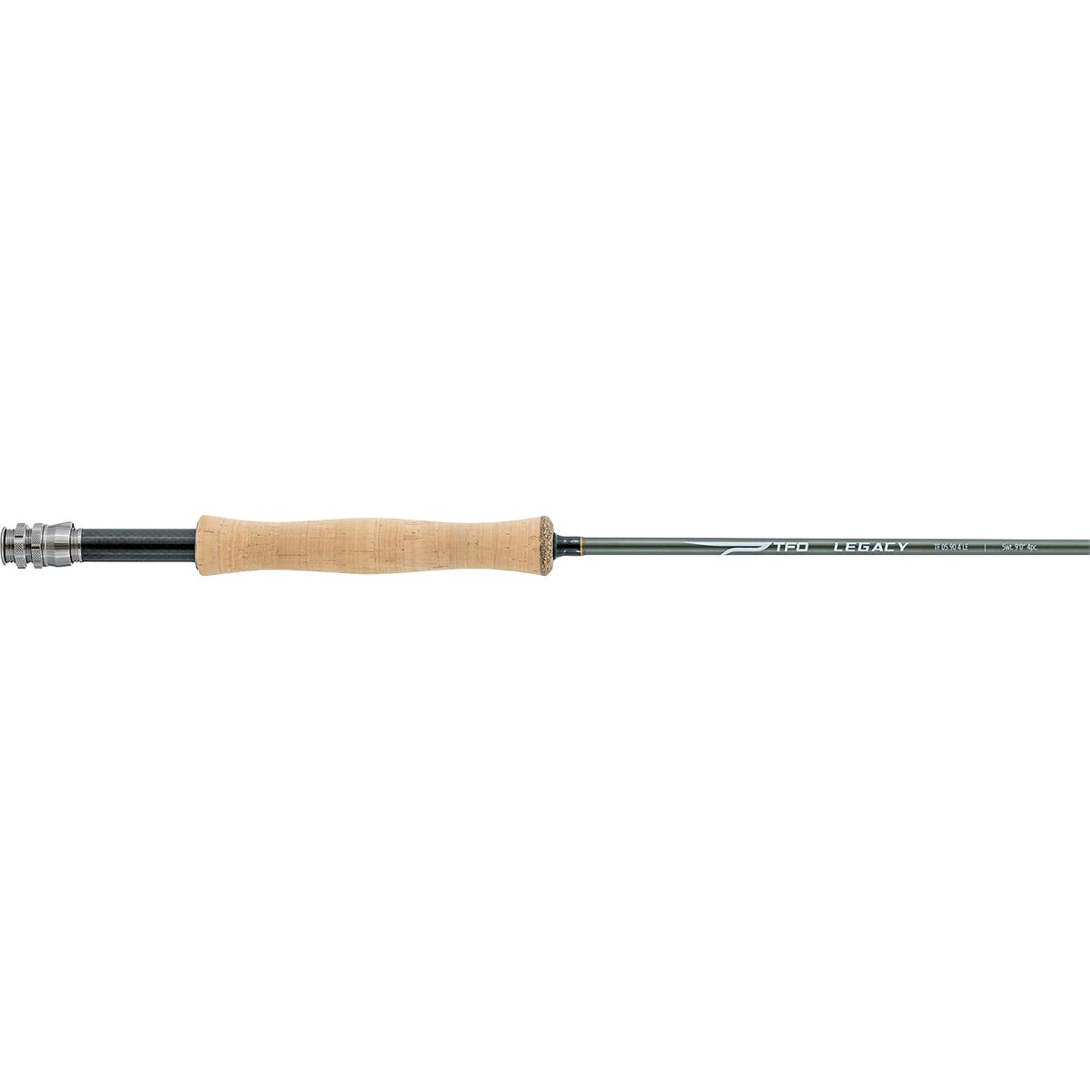 Image of TFO Legacy Rod + Case - 4 Piece Black, 6 Weight SW, 9ft