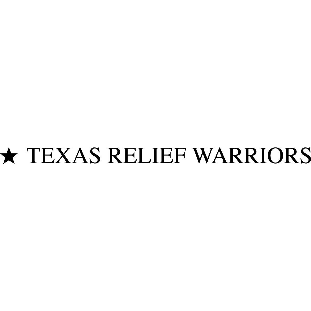 Image of Texas Relief Warriors Charitable Donation One Color, $5.00