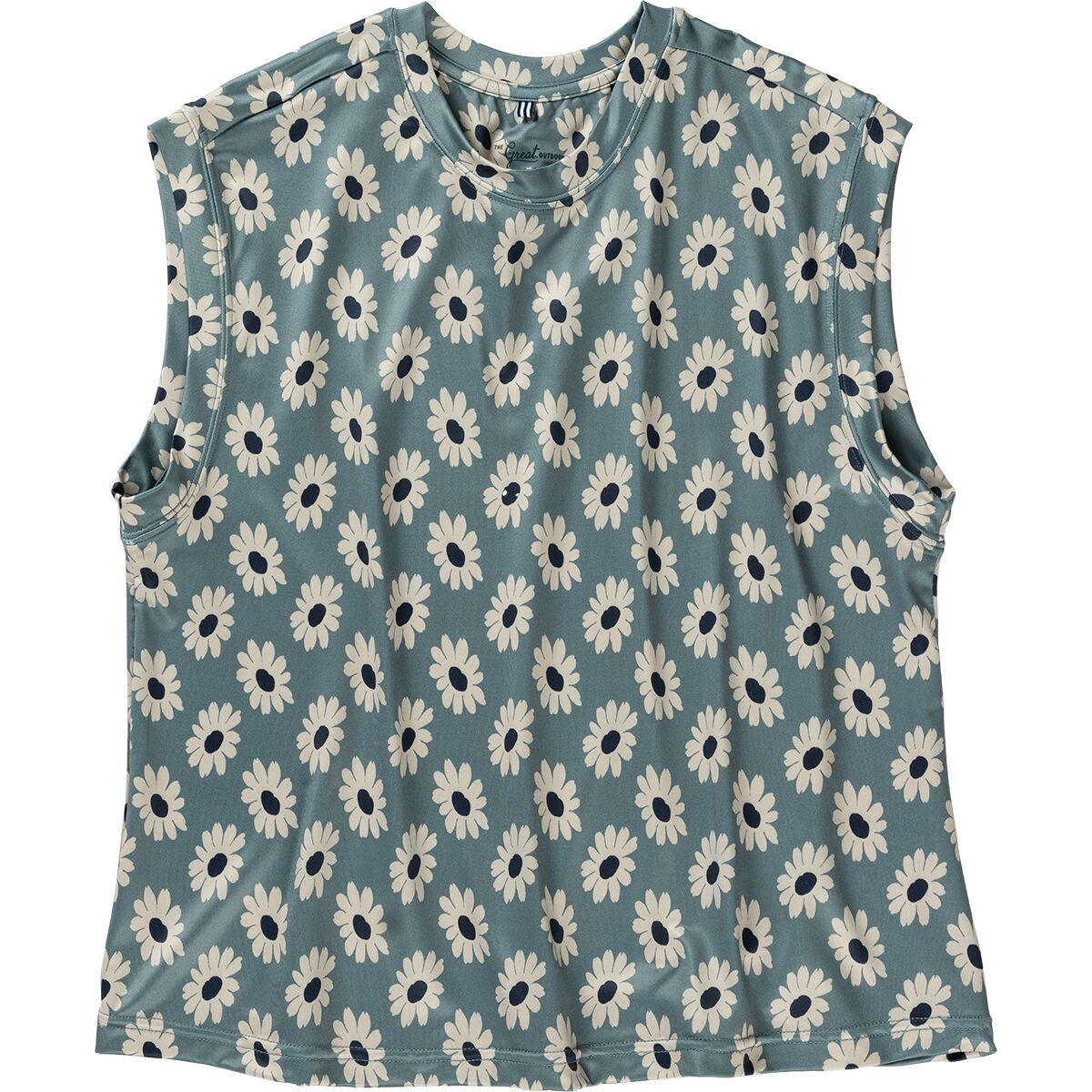 Image of The Great Outdoors The Boxy Trail Tank - Women's Falling Daisy, M