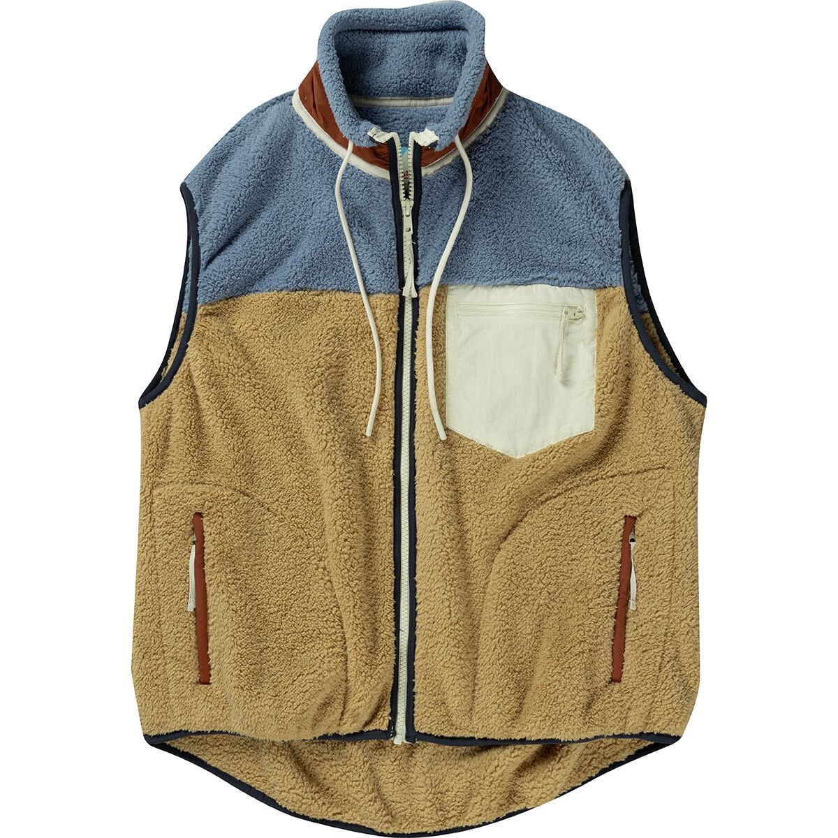The Great Outdoors The Plush Colorblock Terrain Vest - Women's Creek Colorblock, L