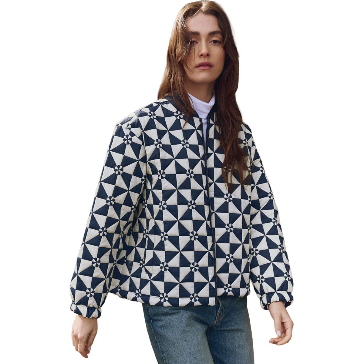 Image of The Great Outdoors The Alps Puffer Jacket - Women's Quilted Vintage Navy, XL