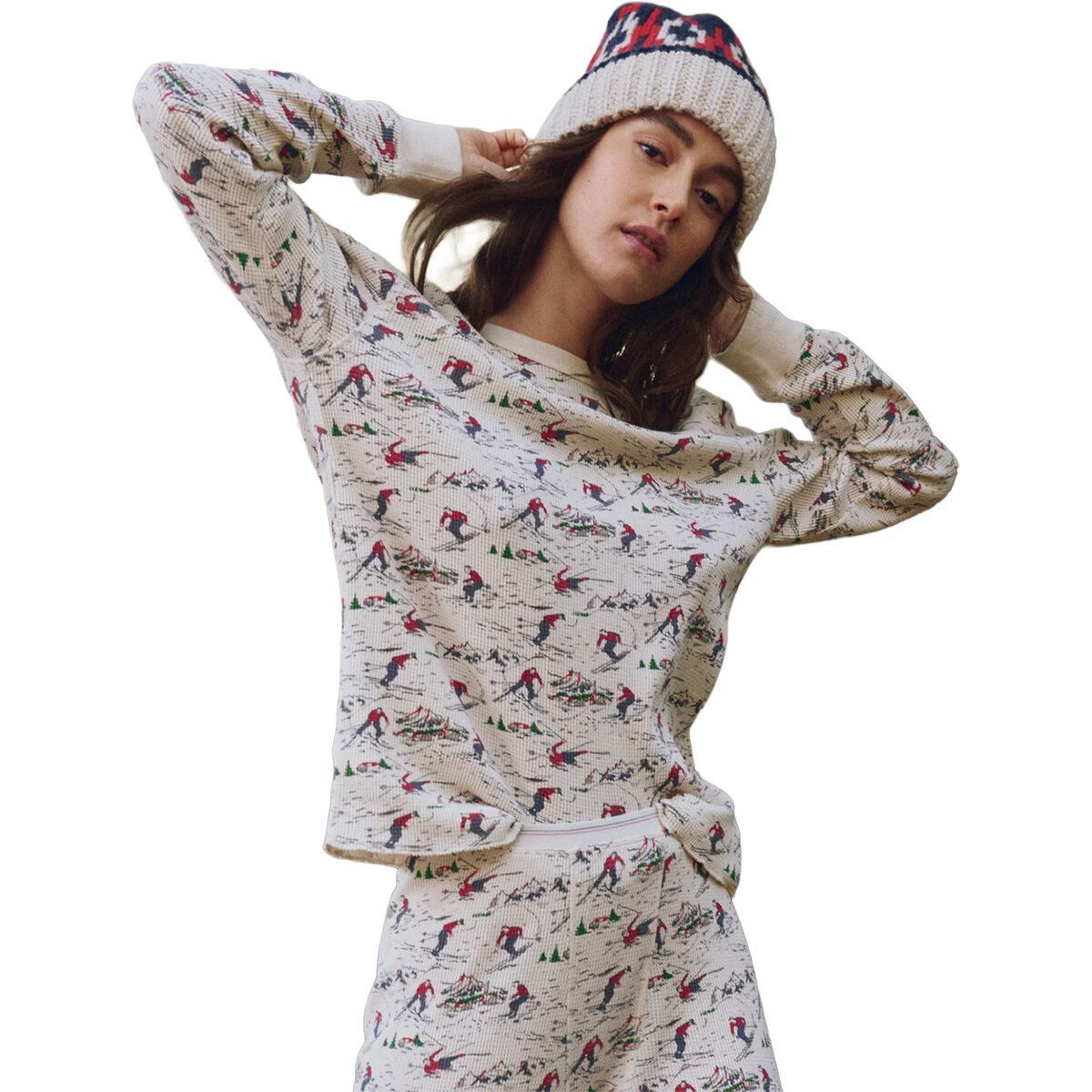 Image of The Great Outdoors The Classic Crew Thermal - Women's Slopeside Print, XS