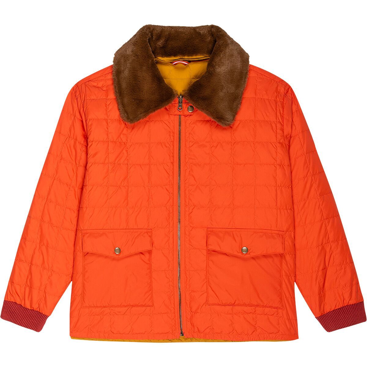 The Great Outdoors The Reversible Logger Puffer - Women's Poppy & Amber, M