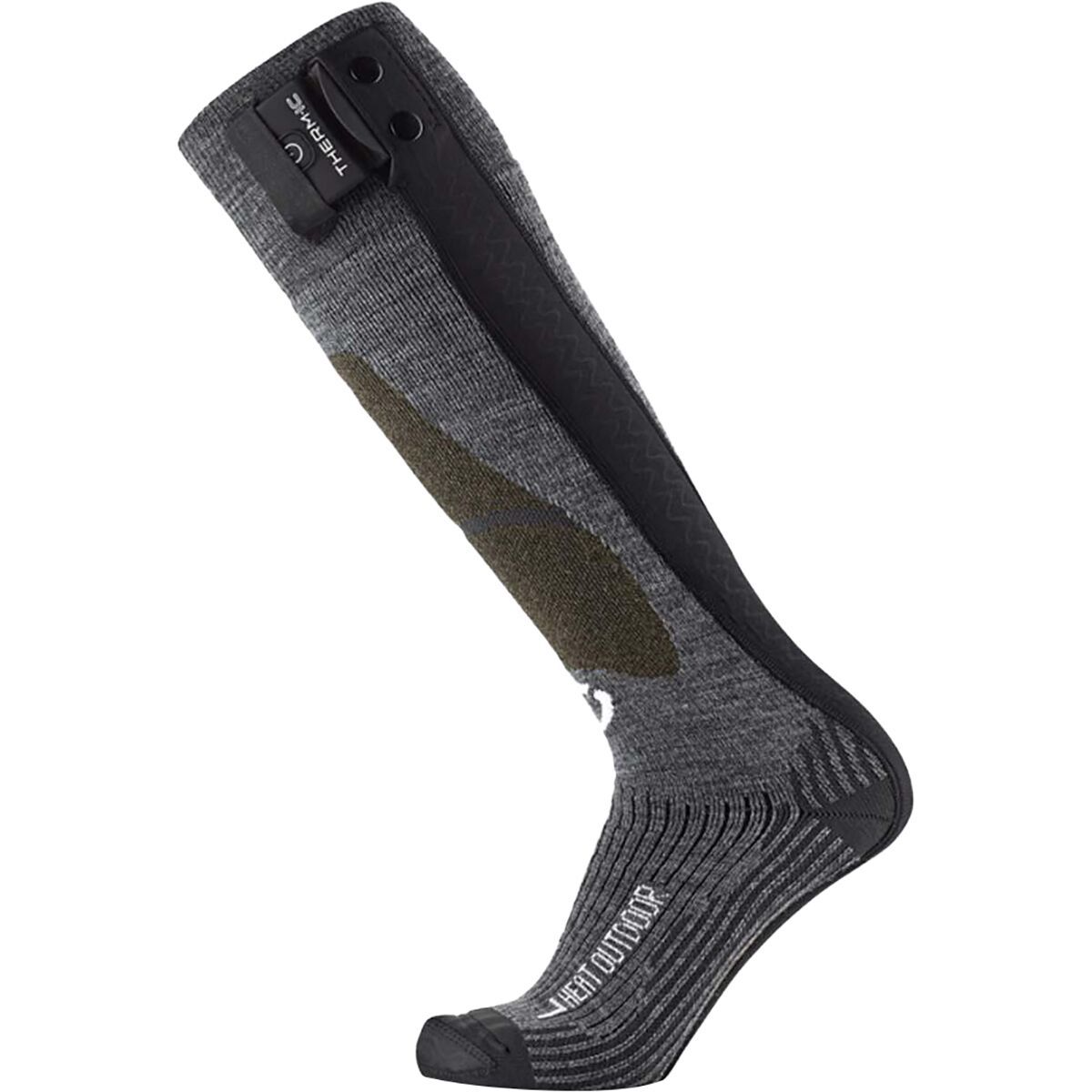 Therm-ic Heat Fusion Sock Black, 39-41