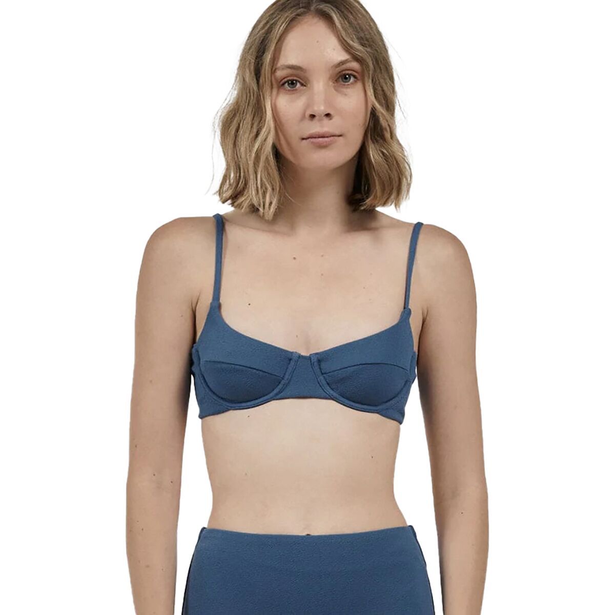 THRILLS Adira Underwire Bikini Top - Women's Botanical Blue, M
