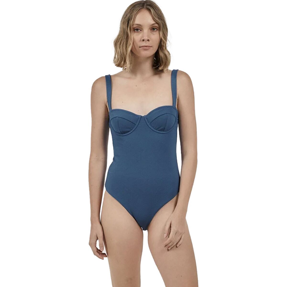 THRILLS Adira Underwire One-Piece Swimsuit - Women's Botanical Blue, L