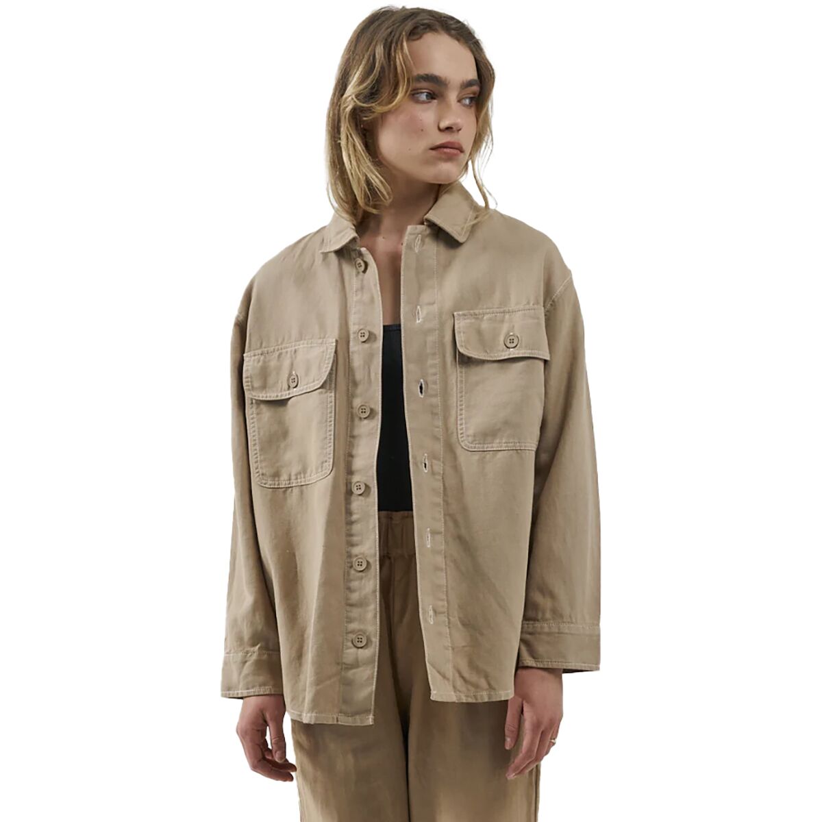 THRILLS THRILLS Discovery Overshirt Jacket - Women's Faded Khaki, XS