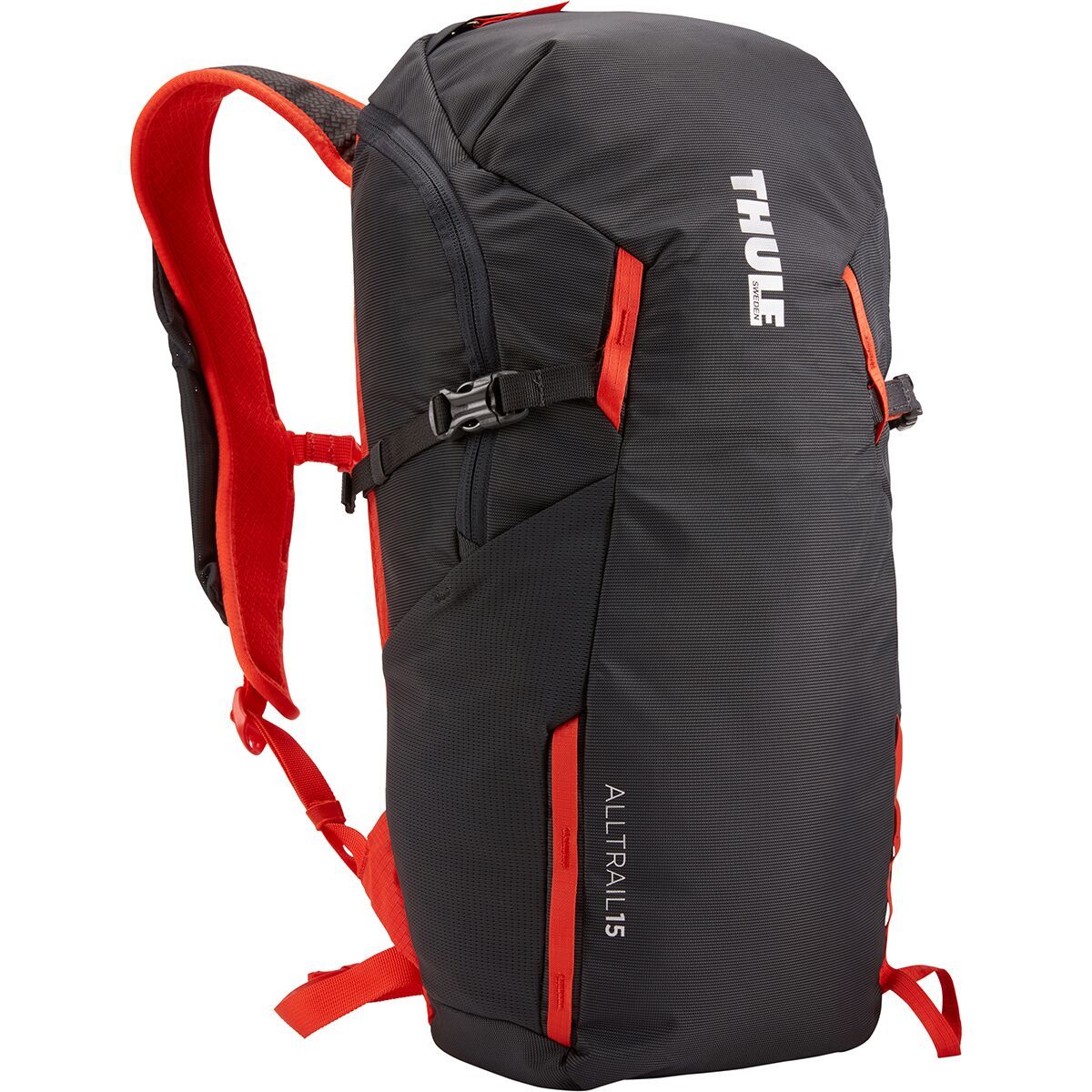 Image of Thule AllTrail 15L Backpack Obsidian/Roarange, One Size