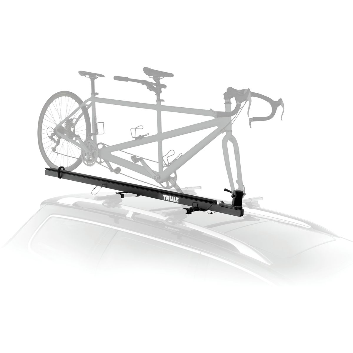 Hydraulic tandem top roof rack