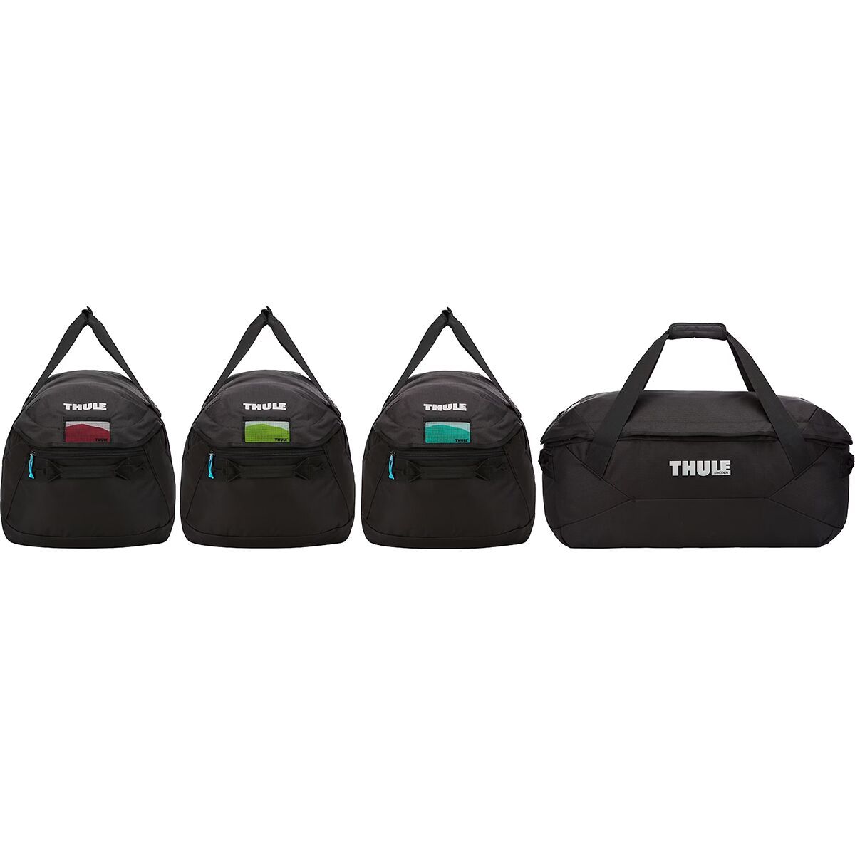 Thule GoPack Duffel Set - 4-Pack Black, One Size