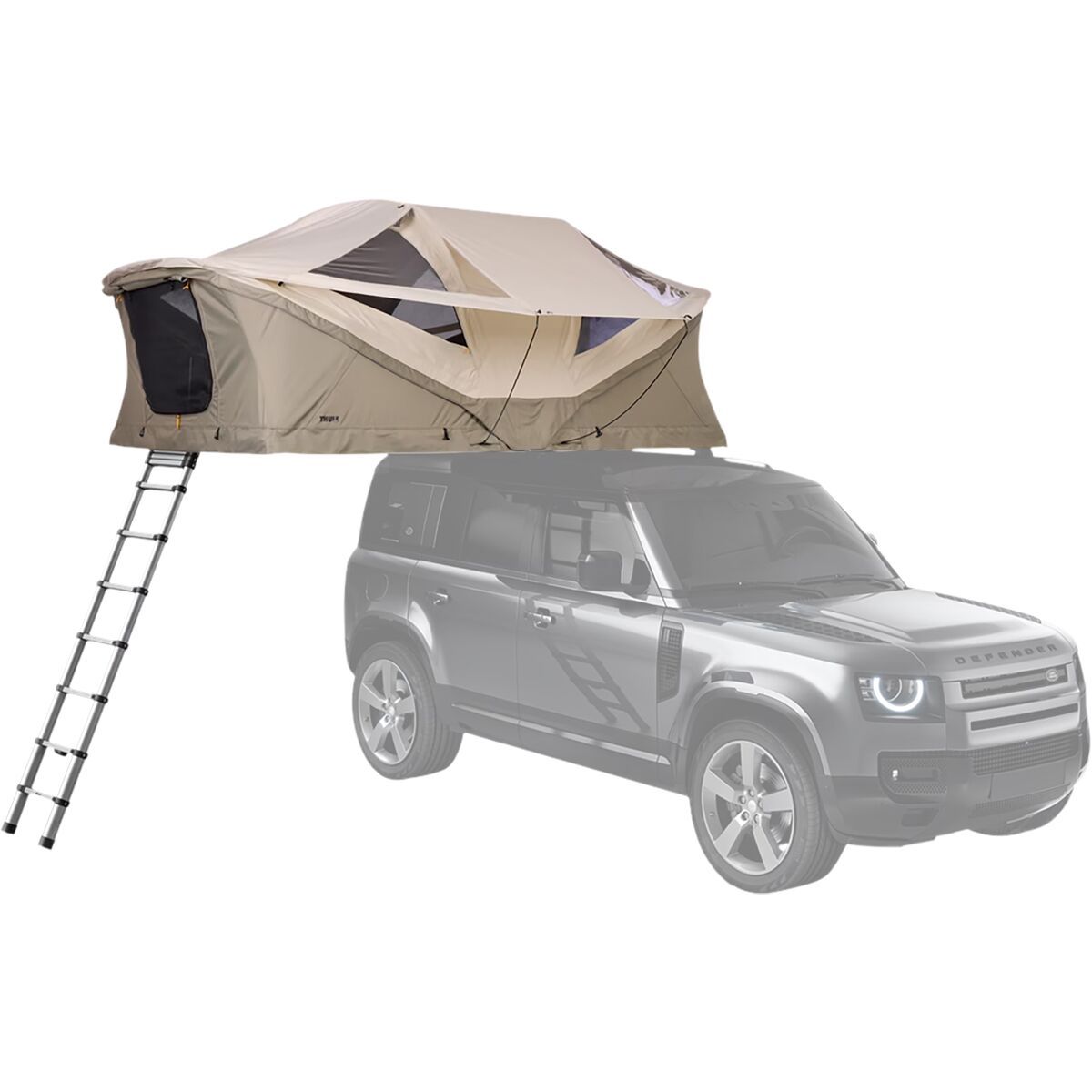 Thule Approach Rooftop Tent: 2-Person 4-Season Gray, S