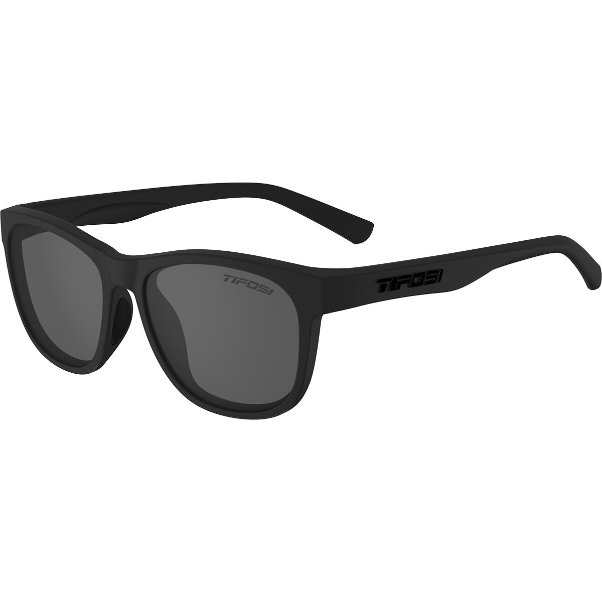 Image of Tifosi Optics Swank Sunglasses Blackout/Smoke Bright Blue, One Size