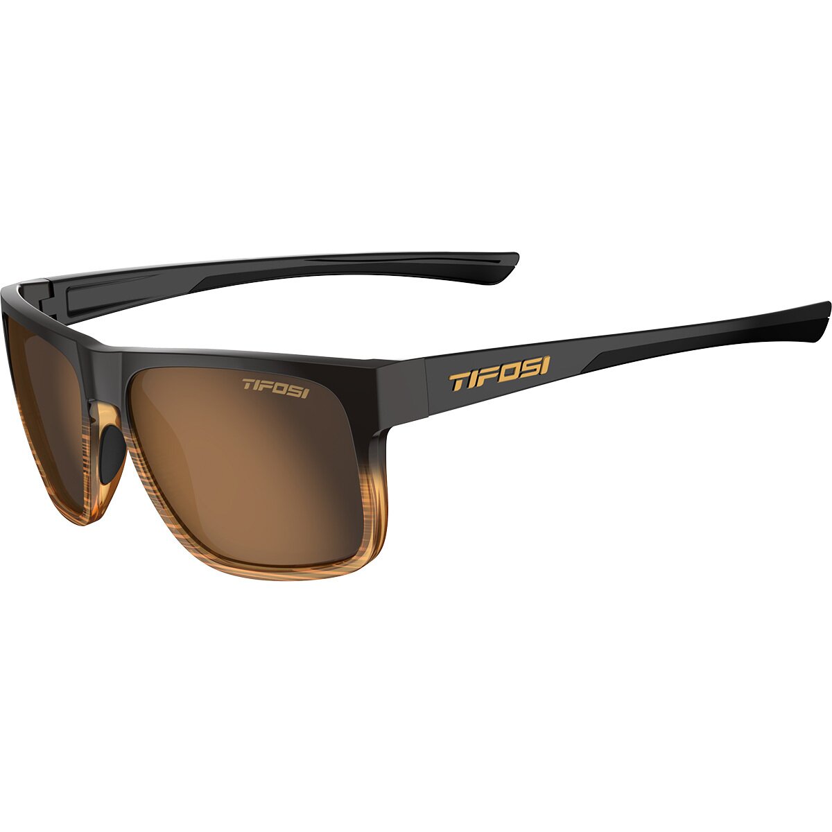 Image of Tifosi Optics Swick Sunglasses Brown Fade/Brown, One Size