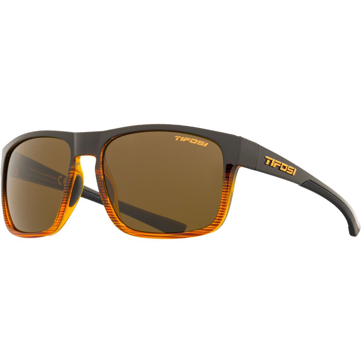 Image of Tifosi Optics Swick Sunglasses Brown Fade/Brown, One Size