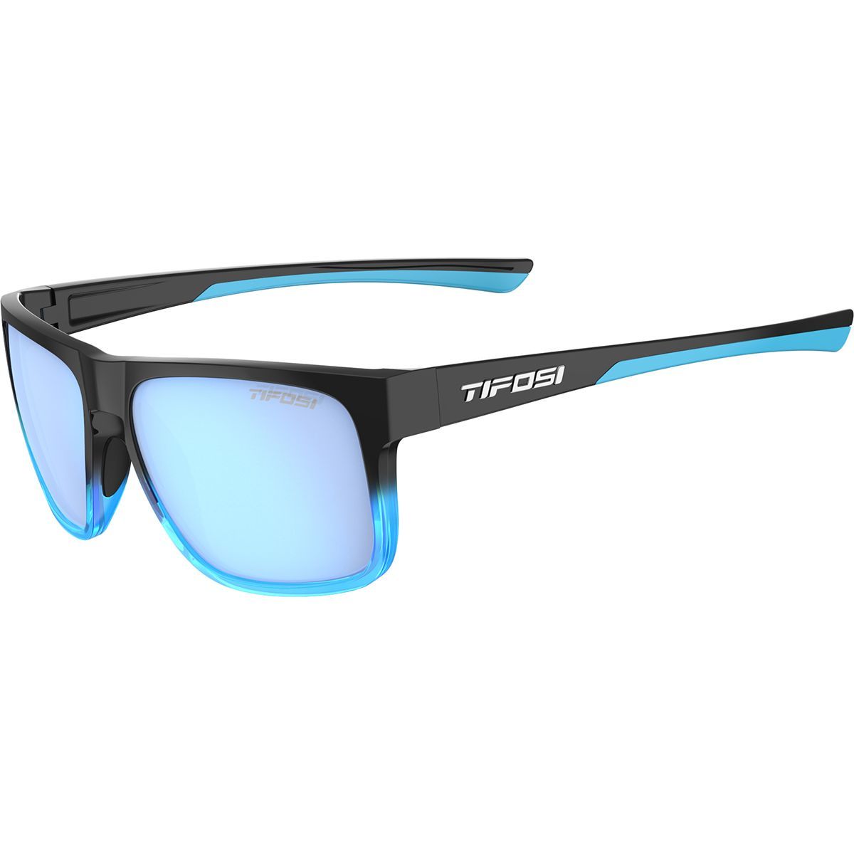 Image of Tifosi Optics Swick Sunglasses Onyx Blue Fade/Sky Blue Lens, One Size
