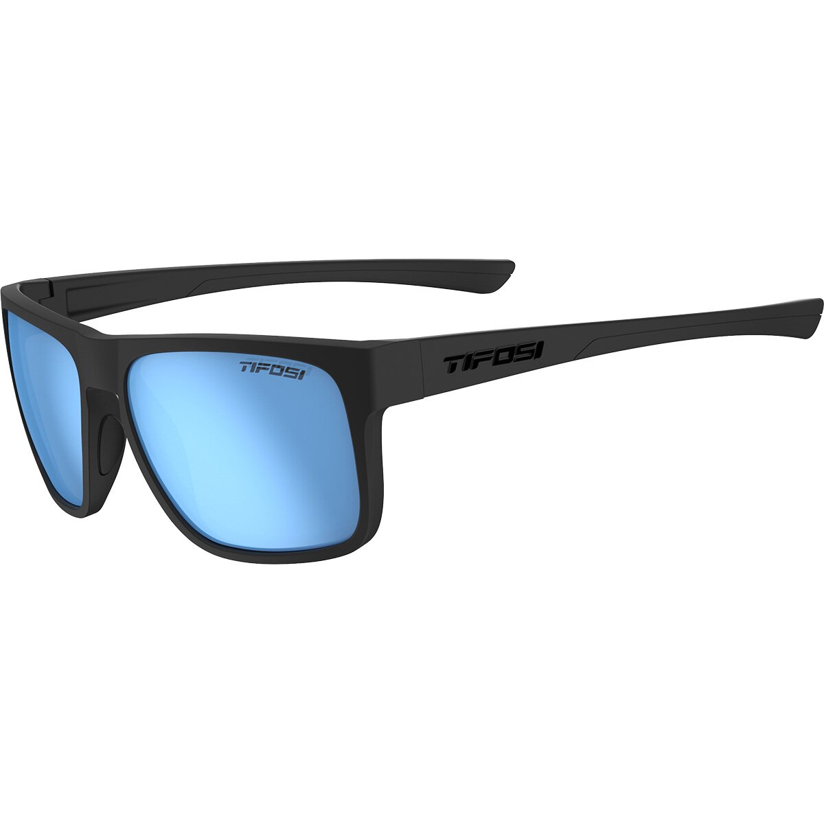 Image of Tifosi Optics Swick Polarized Sunglasses Blackout/Sky Blue Polarized, One Size