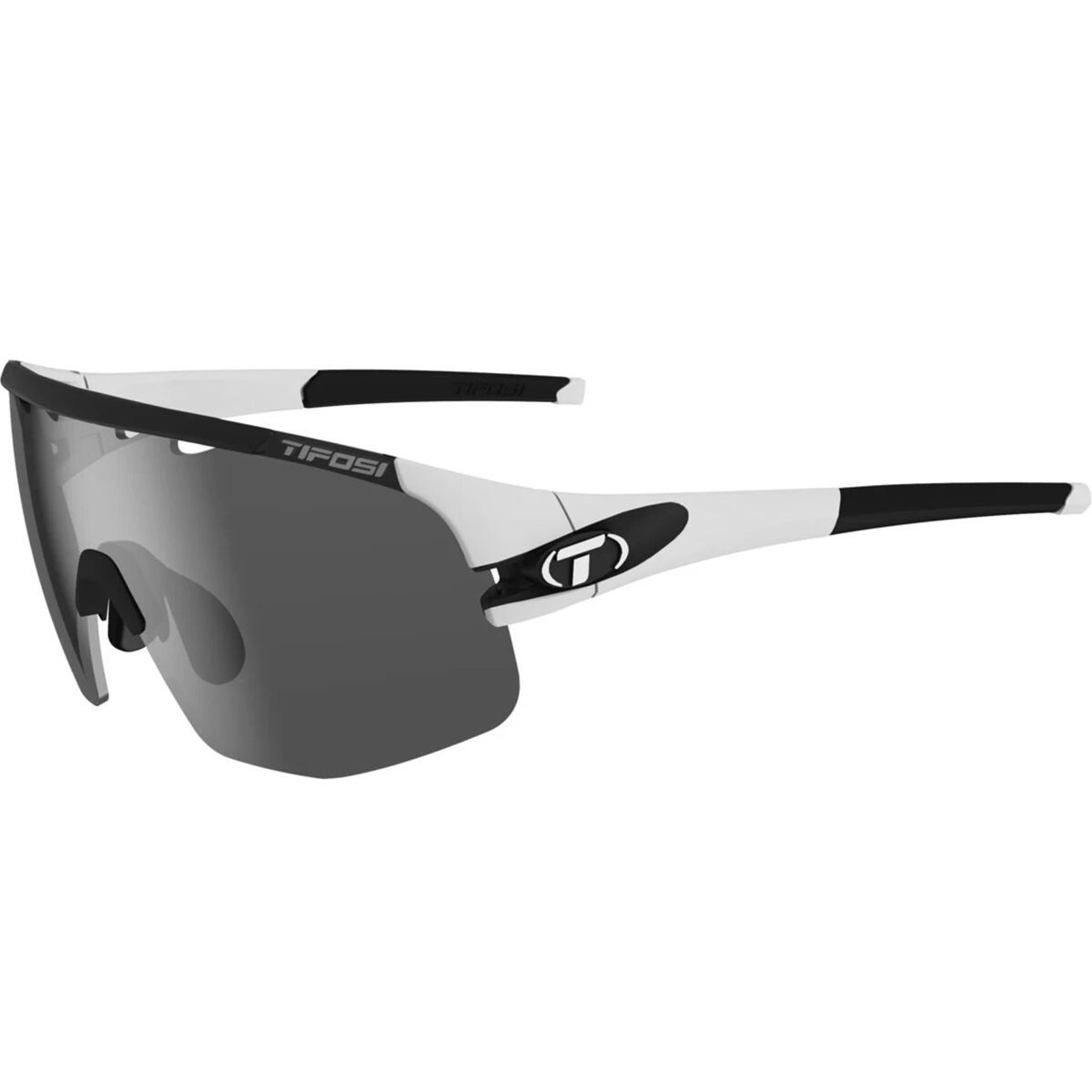 Image of Tifosi Optics Sledge Lite Sunglasses Matte White/Interchangeable Lenses, One Size