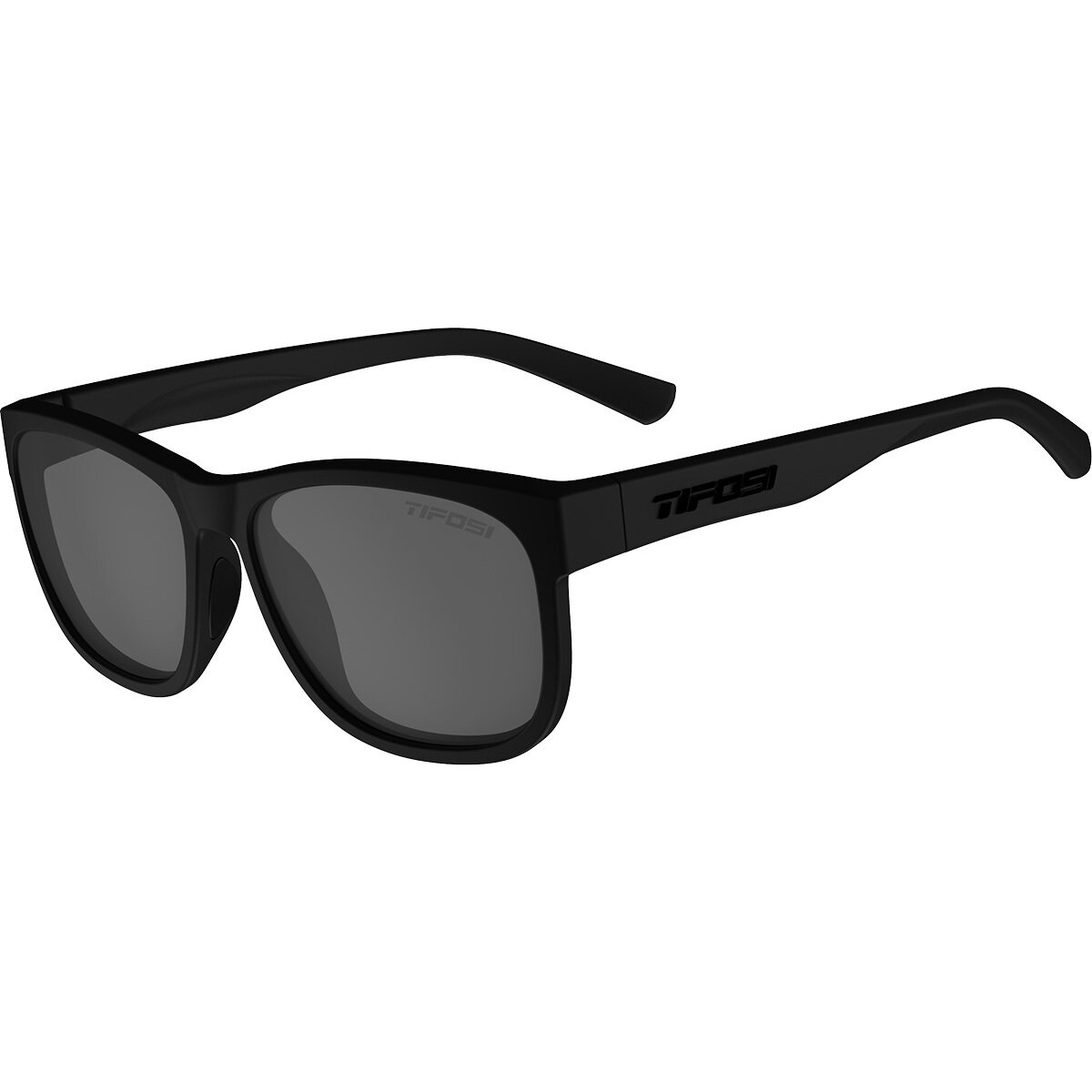 Image of Tifosi Optics Swank XL Sunglasses Blackout/Smoke/AC Red/Clear, One Size