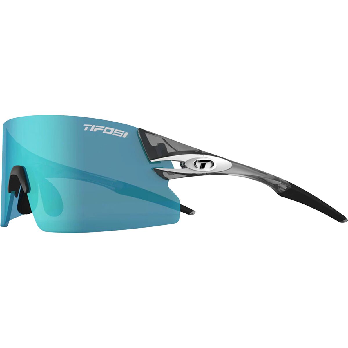 Image of Tifosi Optics Rail XC Interchange Sunglasses Crystal Smoke/Clarion Blue/AC Red/Clear, One Size